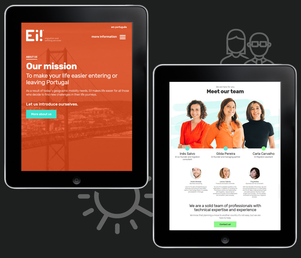 Uma equipa especializada para si